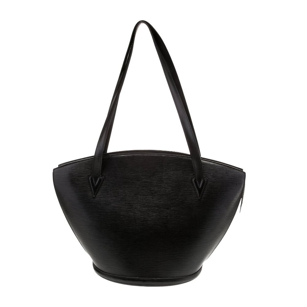 Louis Vuitton GM LARGE Saint Jacques Black EPI Bucket Oval Structured Bag Tote